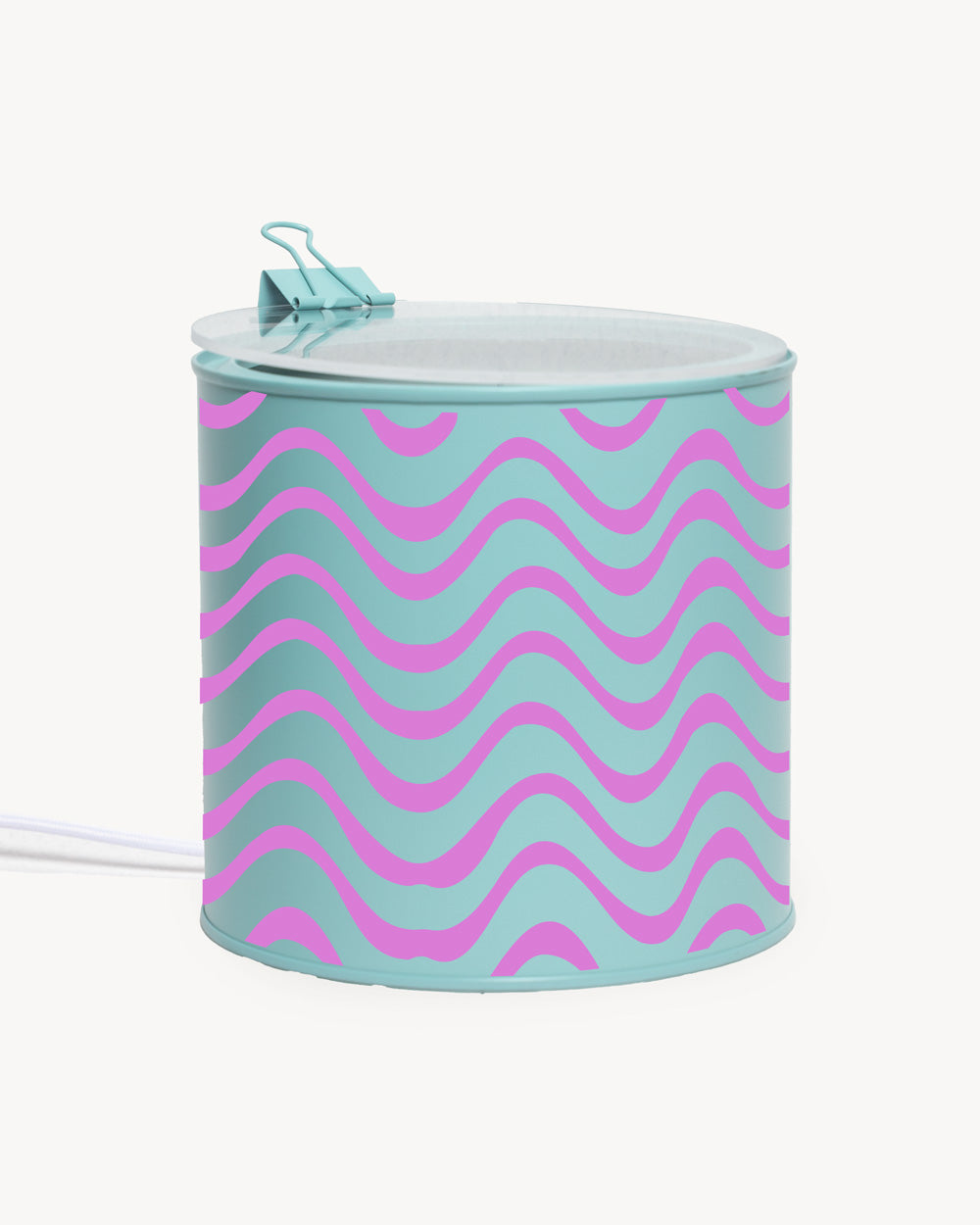 Lampada - “Waves” - Tiffany / Rosa