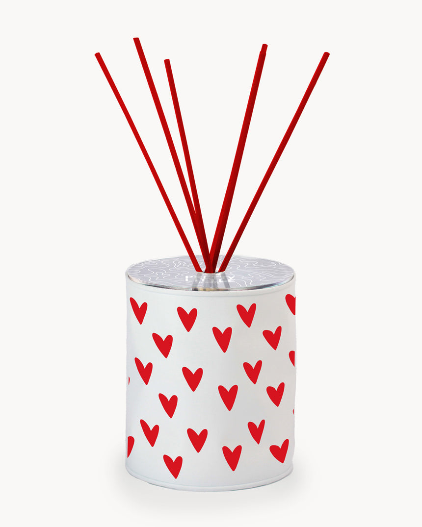 Profumatore - All Over “Cuori” - Bianco