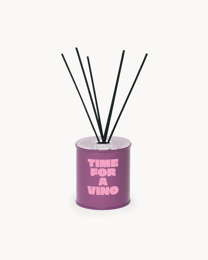 Mini Air Freshener - "Time for a Wine"