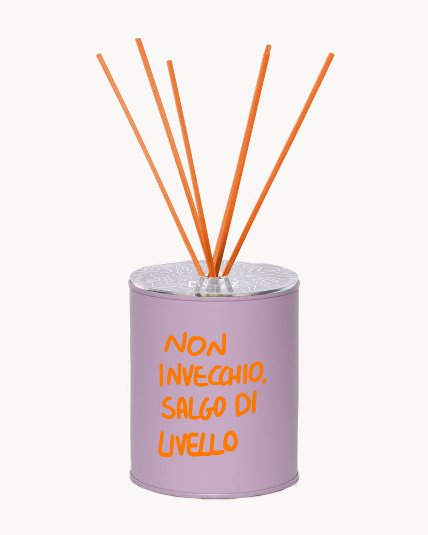 Profumatore - "Non invecchio, salgo di livello" - Lilla