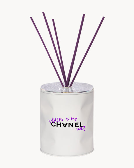 Profumatore - "Where is my CC?" - Bianco / Viola