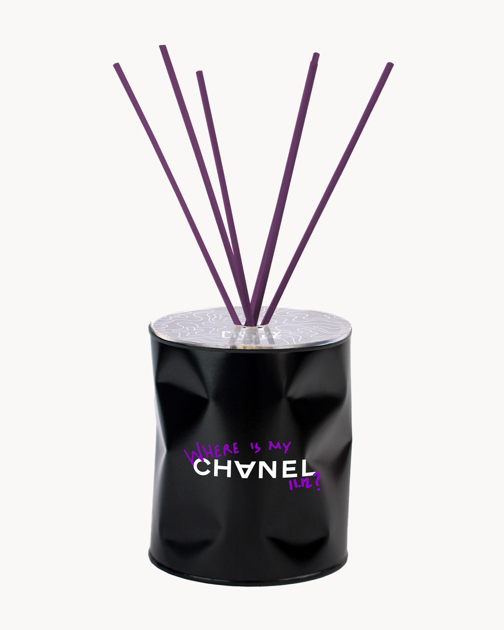 Profumatore - "Where is my CC?" - Nero / Viola