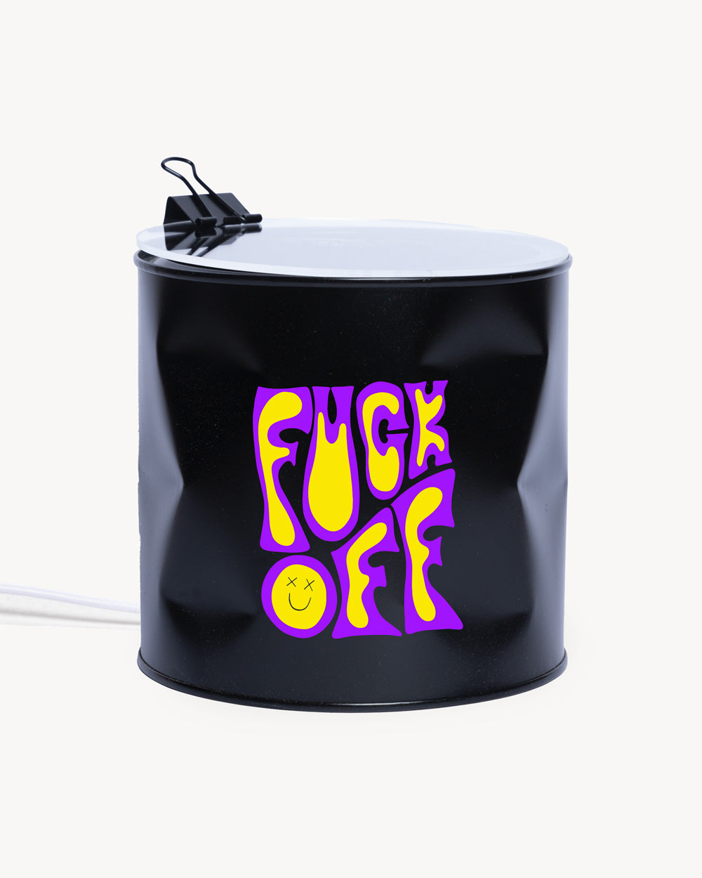 Lampada - “F**k OFF” -  Nera