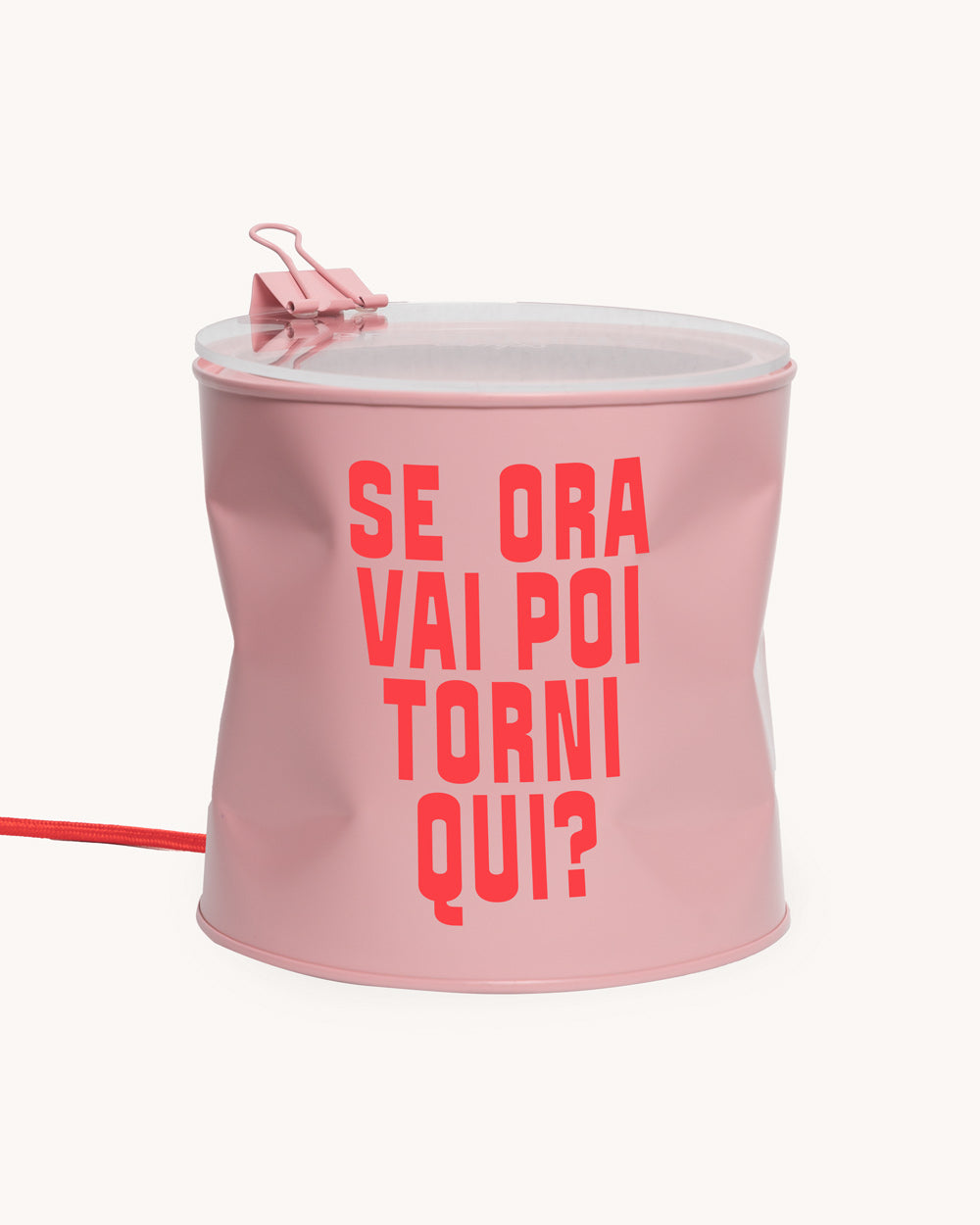 Lampada - “Se ora vai poi torni qui?”